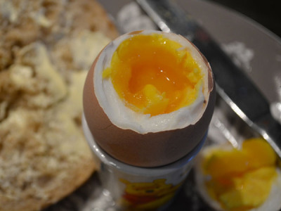 The perfect soft boiled egg!
