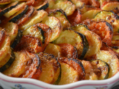 zucchini potato gratin