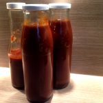 Home made ketchup and BBQ sauce